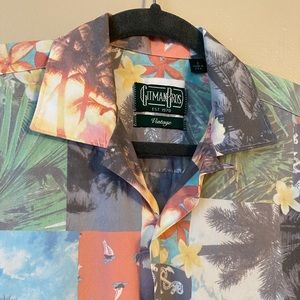 Gitman Vintage Hawaiian Short Sleeve Camp Shirt S… - image 1